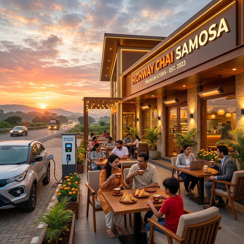 Highway Chai Samosa modern outlet render
